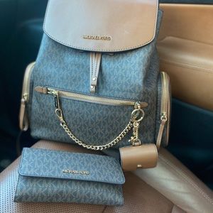 Michael Kors Backpack, Wallet, & AirPod Case